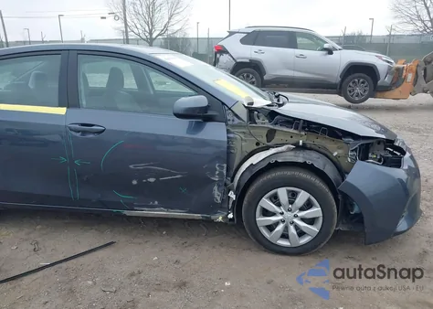 2016 Toyota Corolla Le из США, поврежденный, VIN 5YFBURHE8GP568935